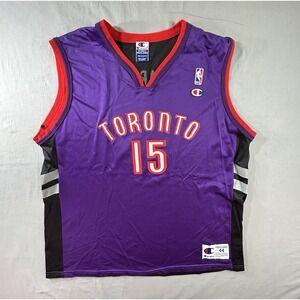 Champion Toronto‎ Raptors Carter 15 Jersey Men's 44 XL NBA Basketball